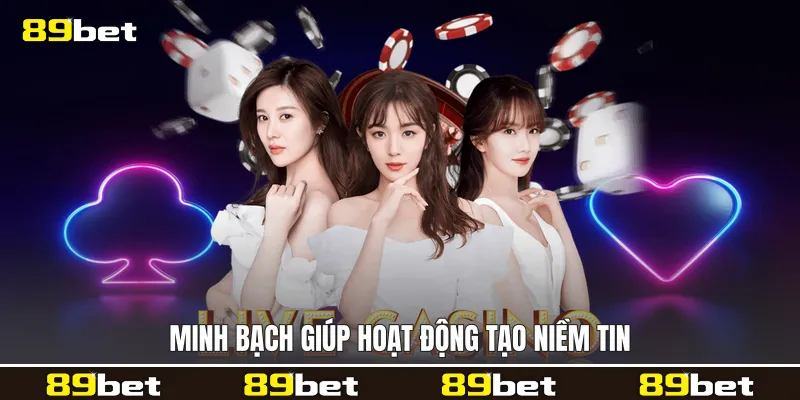 Minh bạch giúp hoạt động tạo niềm tin
